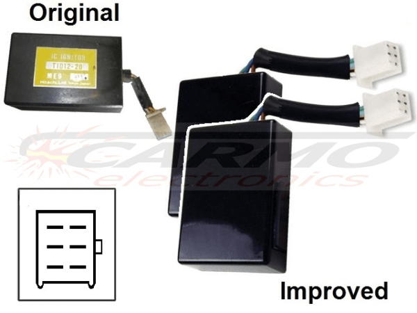 Honda-VT700-CDI-ignitor-brain-computer-TID12-20-ME9 x2