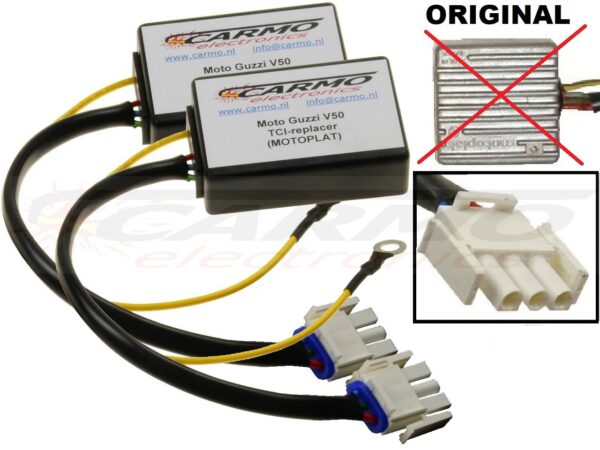 2x-Moto-Guzzi-V50-nato-CDI-igniter-Motoplat