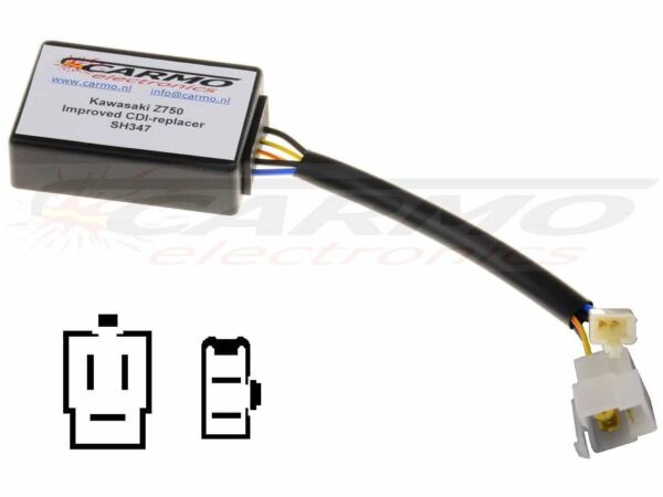 Kawasaki-KZ440-KZ750-CDI-transistor-ignitor-SH347